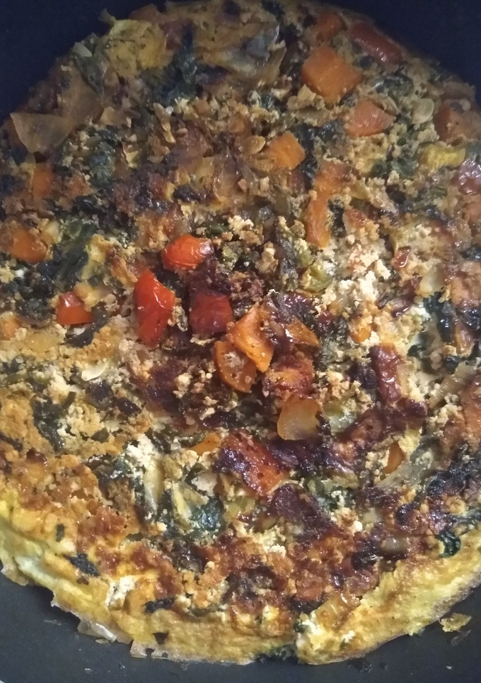 Una foto de Tortilla de verduras