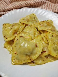 A picture of Pan Fried Ravioli.