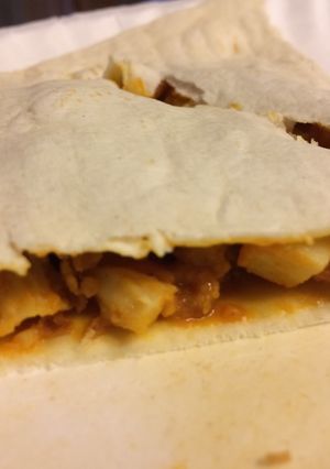 A picture of Homemade quesadillas.