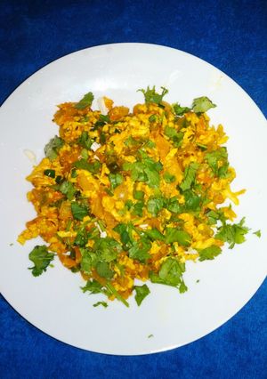 A picture of Panner bhurji.