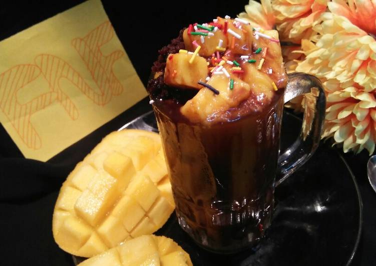 Mango Brownie shake
