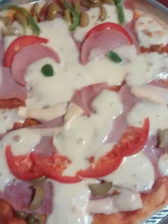 Una foto de Pizzas casera divertida para papá 🍕🍕🍕