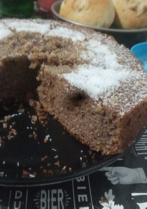 Una foto de Bizcochuelo chocolate y coco
