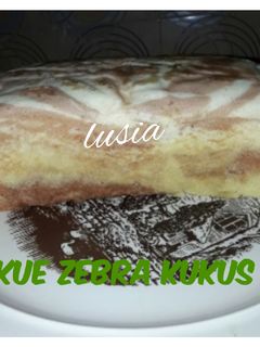 Foto resep Zebra cake kukus