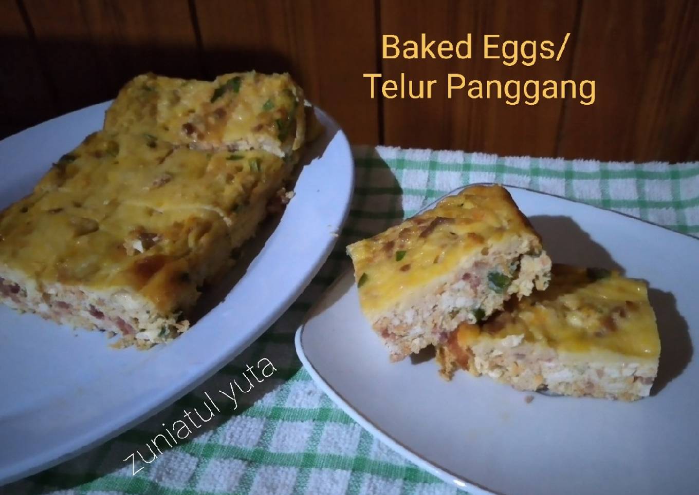 Baked Eggs/ Telur Panggang