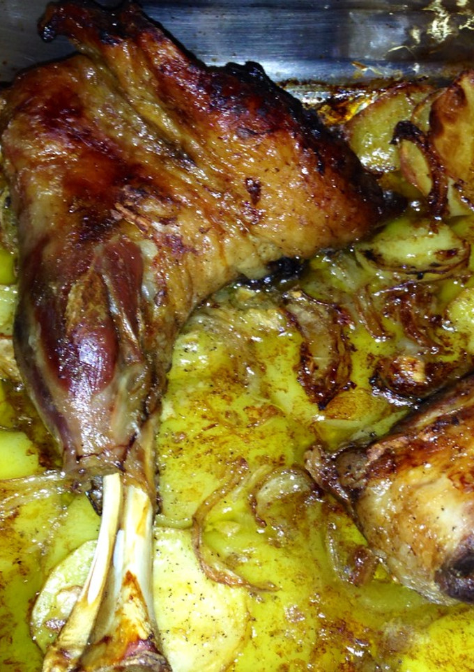 Una foto de Cordero al horno