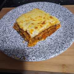 Una foto de Lasaña Boloñesa de Champiñón