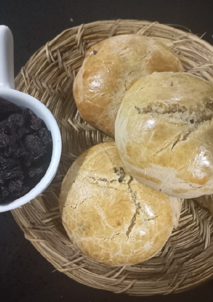 Una foto de Pan Holandés dulce con Pasas