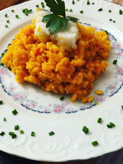 Una foto de Arroz con bacalao