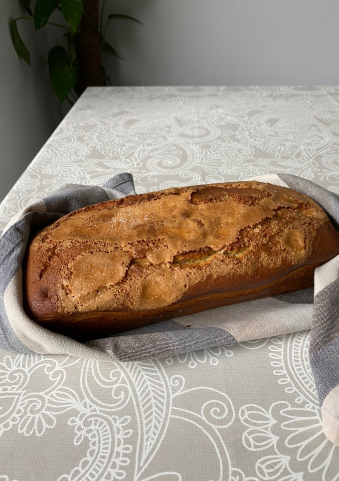 Una foto de Bizcocho de plátano sin gluten