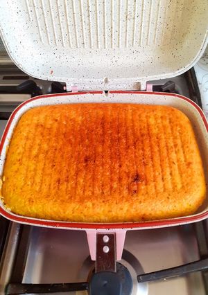 عکسی از دستور تهچین تابه ای