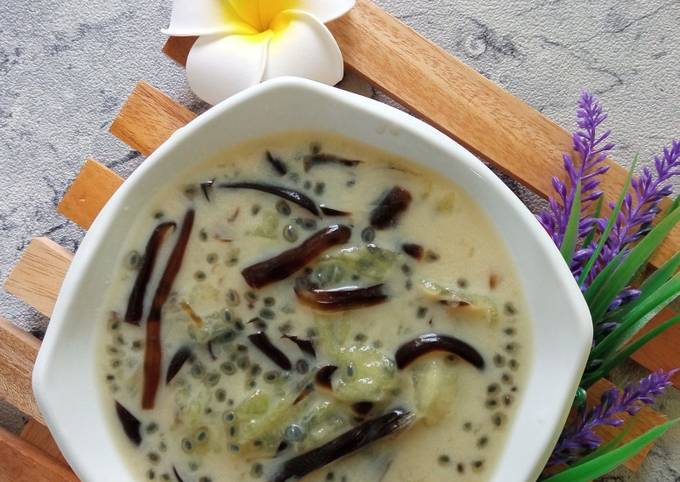 Resep Es Melon Cincau Susu yang Enak Banget