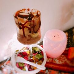 A picture of Chocolate coffee ice cream.