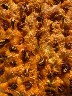 Una foto de Focaccia de sobrasada - Sin amasado