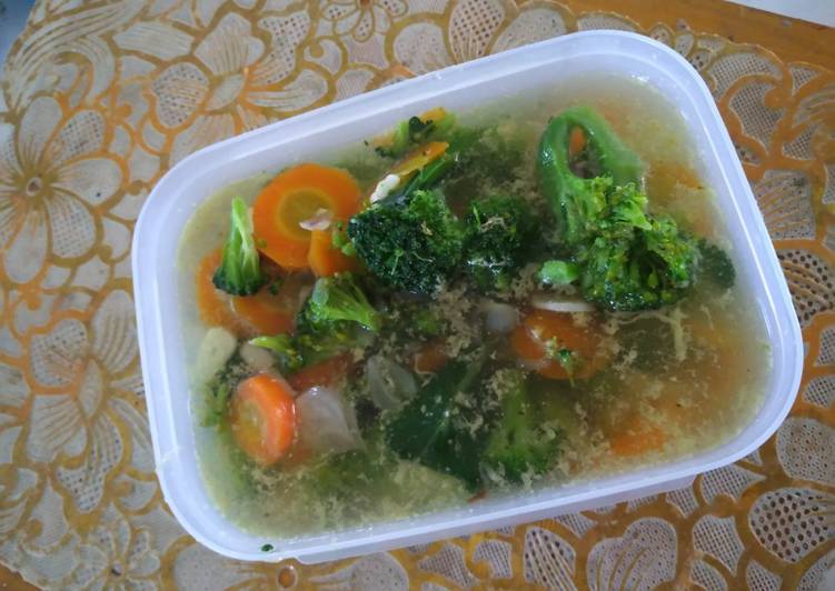 Bahan memasak Sup Brokoli, Enak Banget