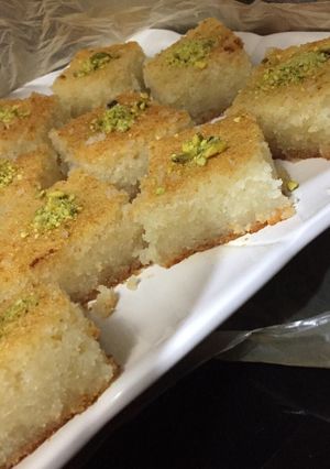 صورة لوصفة الكيكة التركية