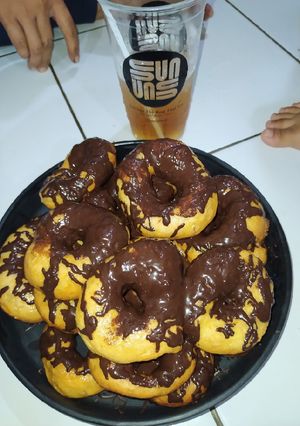 Foto resep Donat tanpa telur, butter, dan susu cair