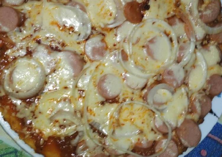 Pizza Sosis Oven Teflon
