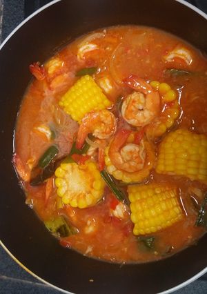 Foto resep Udang saus padang