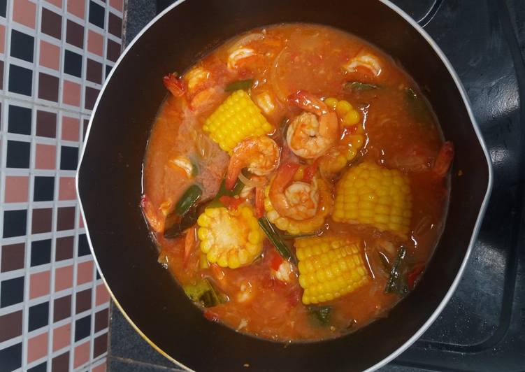 Resep Udang saus padang yang Lezat