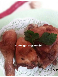 Foto resep Ayam goreng kemiri