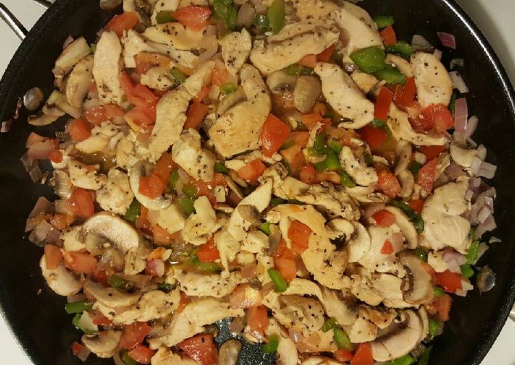 Chicken fajitas