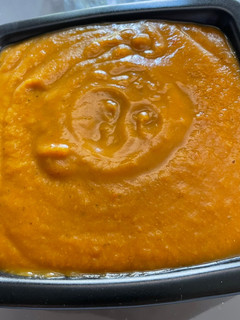 Una foto de Crema de verduras con lentejas y toque exótico