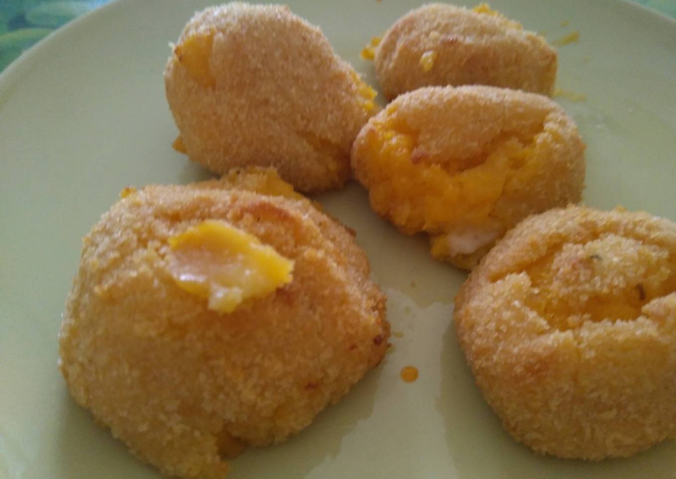 Bolitas de calabaza y queso