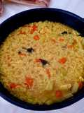 Arroz caldoso apto para dieta blanda