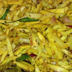 A picture of Arbi ke sabzi.
