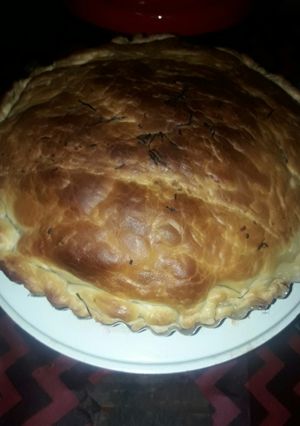 Una foto de Tarta de zapallitos verdes
