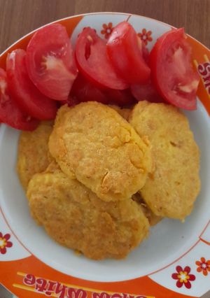 عکسی از دستور کتلت سیب زمینی و نخود