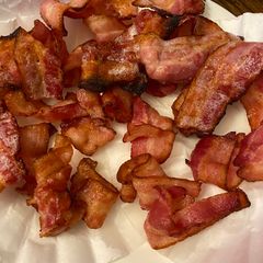 A picture of Air fried bacon.