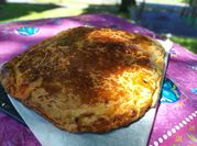 Una foto de masa para empanadas con mantequilla