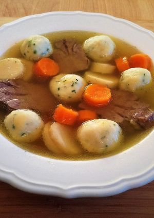 Borjúnyelv leves recept fotója