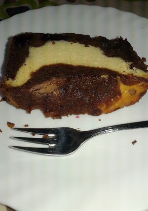 Foto principal de Bizcocho marmolado con arándanos