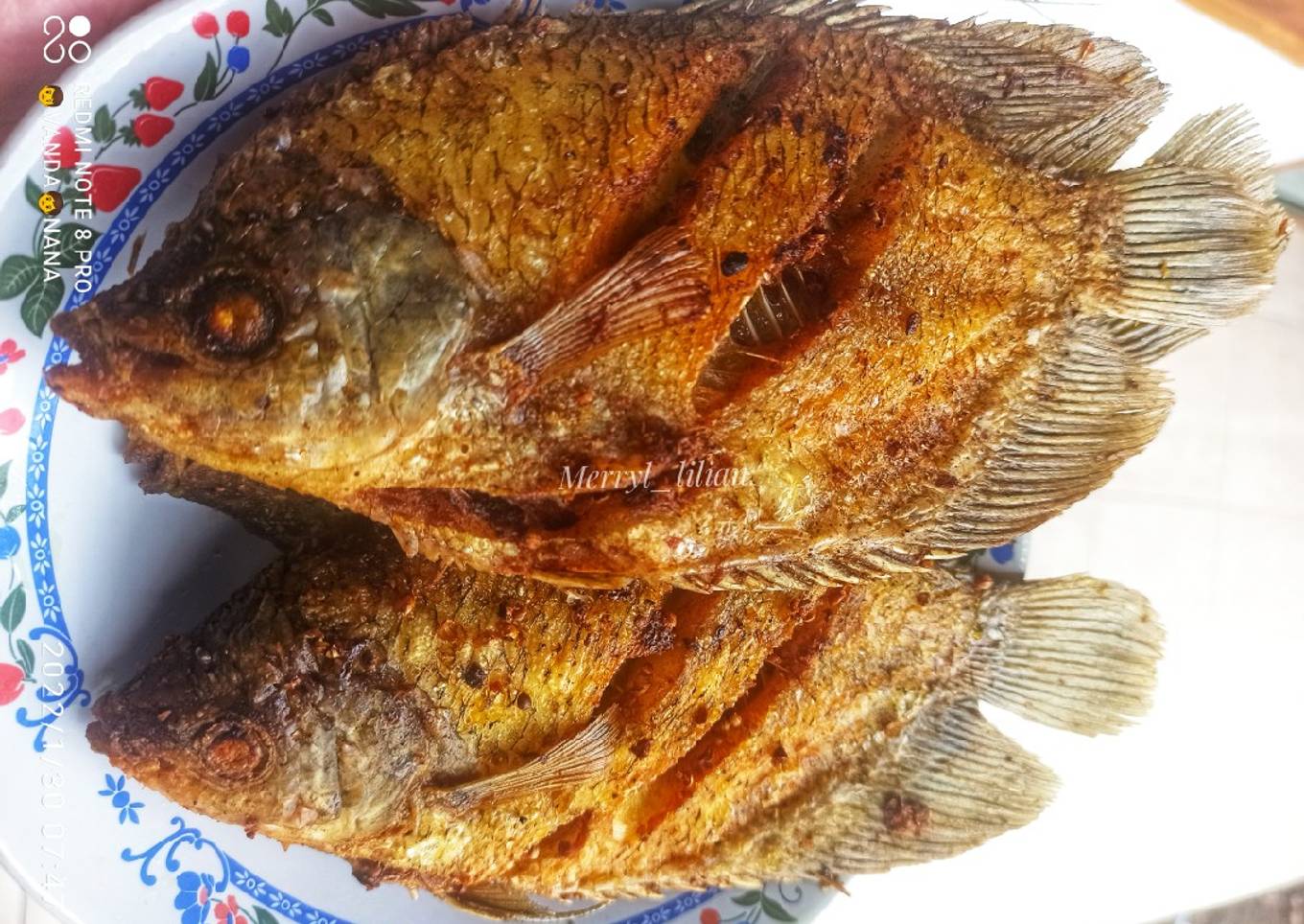 Gurami goreng bumbu kuning