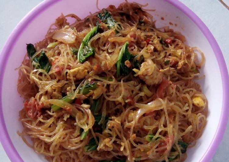 Cara meracik Bihun goreng special yang mudah