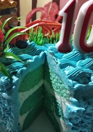 Foto resep Tart ombre kukus