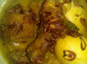 Foto resep Opor ayam kampung dn telur
