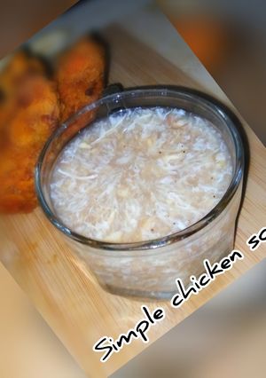 A picture of Simple chicken soup.