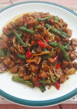 Foto resep Tumis tempe kacangpanjang dan toge