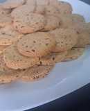 Galletitas de harina de garbanzo y avena