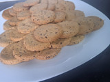 Galletitas de harina de garbanzo y avena