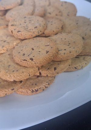 Una foto de Galletitas de harina de garbanzo y avena