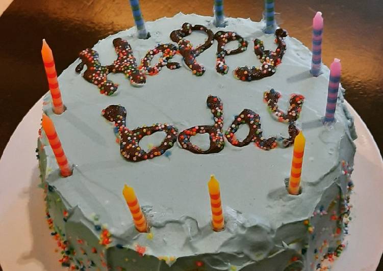Langkah Mudah untuk Menyiapkan Bday Cake &#34;gampang&#34;, Lezat