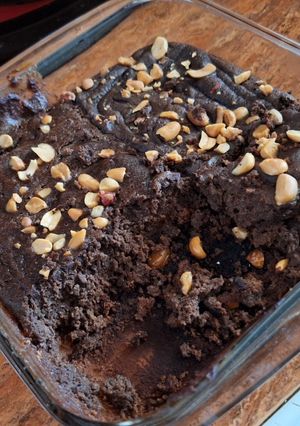 Una foto de Brownie Vegano