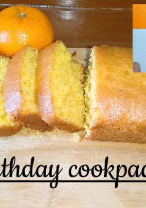 A picture of Orange pound cake.
