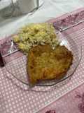 Arroz Integral con Milanesa de Pollo