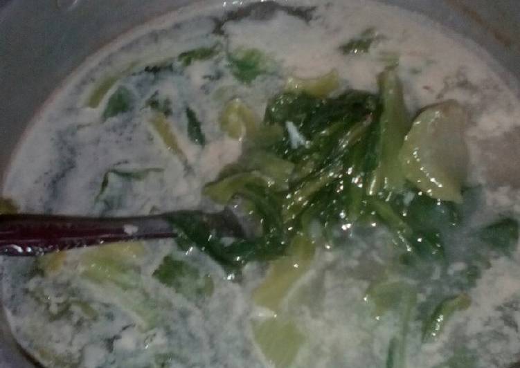 Langkah Mudah untuk Menyiapkan Sayur bobor lobor (sawi hijau) Anti Gagal